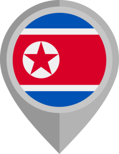 North Korea Sticker Svg Vector, Free Vectors File